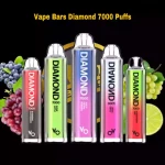 Vapes Bars Diamond 7000 Puffs Disposable Vape